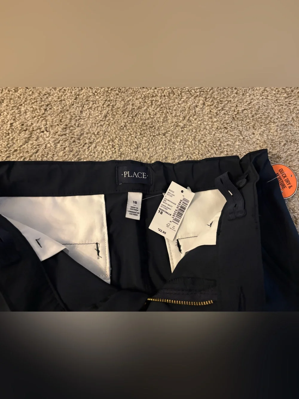 The Children's Place Boys Performance Shorts - Uniform - Lot of 4 BNWT
